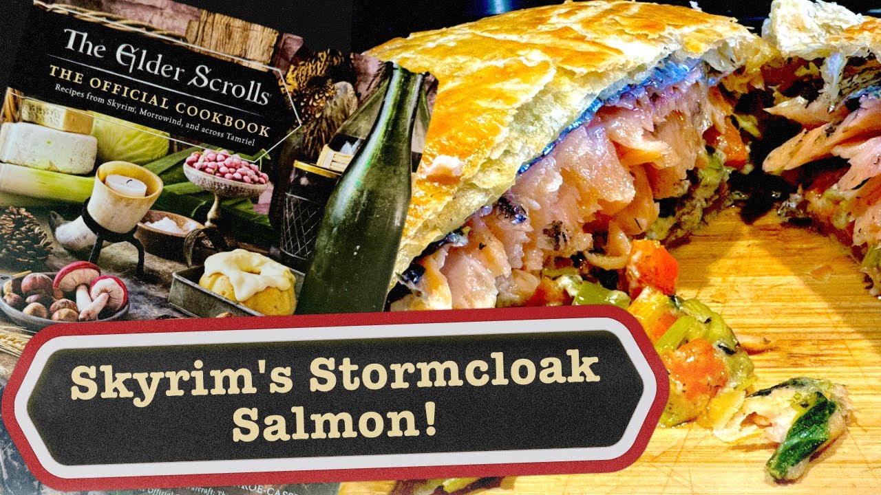 Skyrim Flavors: Stormcloak Seasoned Salmon in Pastry