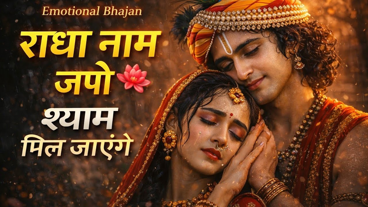राधा नाम जपो 🌺 श्याम मिल जाएंगे | Emotional krishna #bhajan2026 