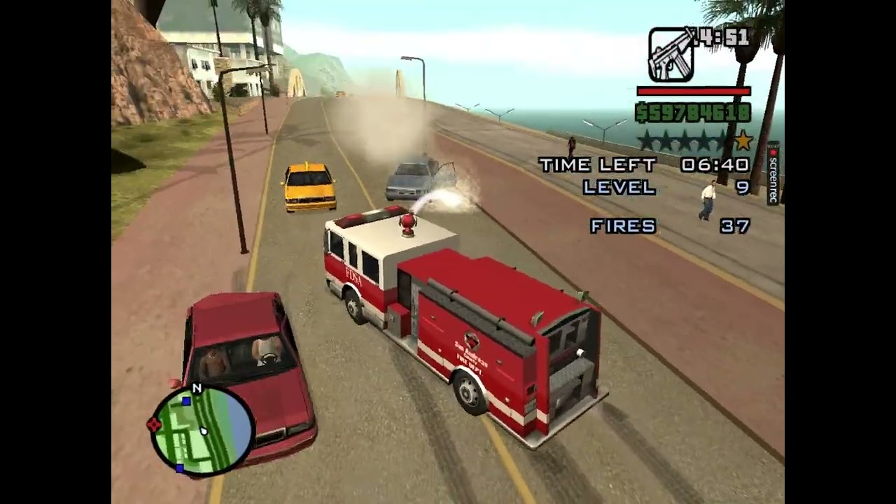Firefighter Mission Full Gameplay 🔥🚒 | GTA San Andreas #GTASanAndreas #GTA