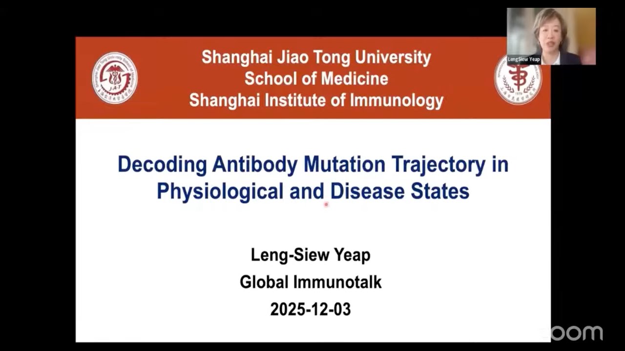"Decoding the antibody mutation trajectory" by Dr. Leng- Siew Yeap