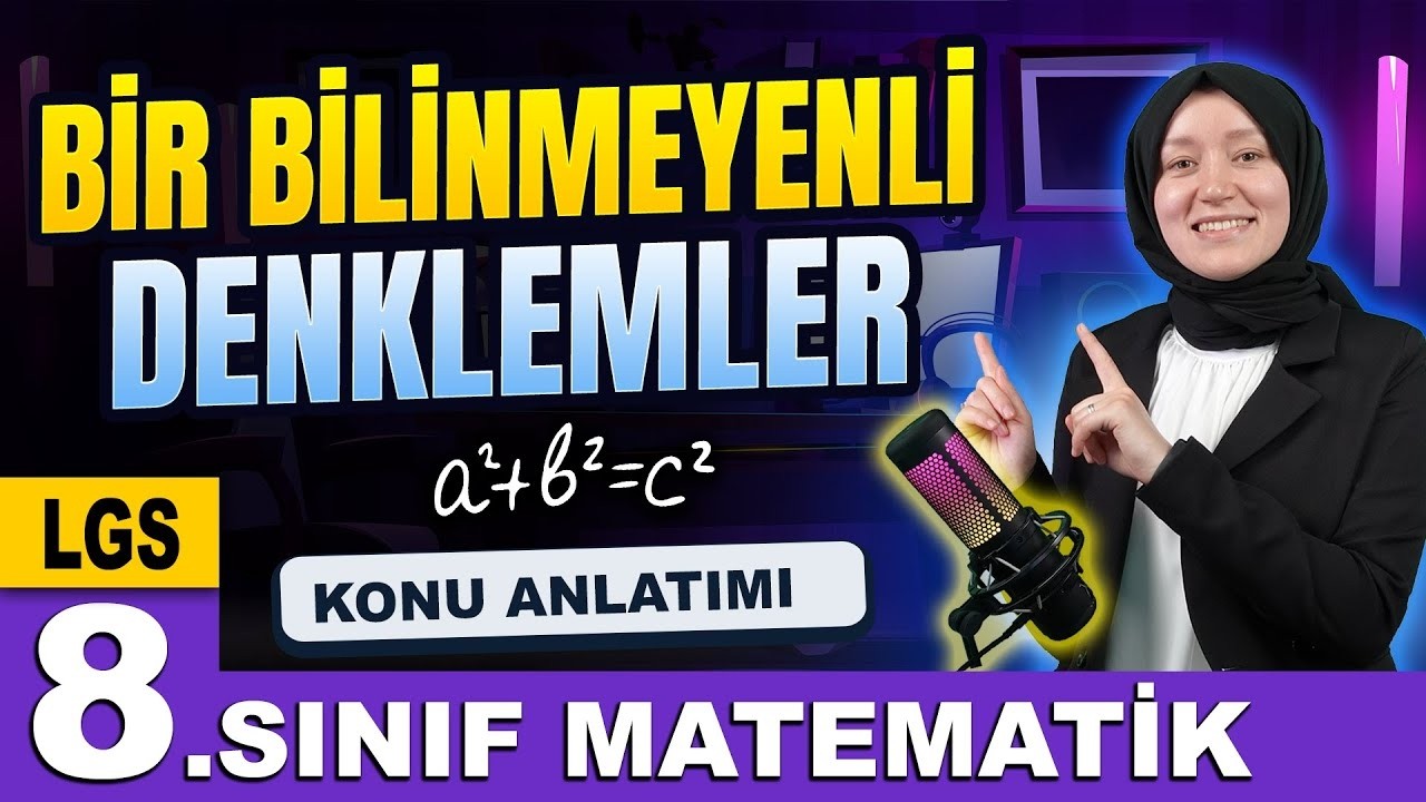 8. Sınıf Matematik: Bir Bilinmeyenli Denklemler Konu Anlatımı | #LGS2026 ✍️