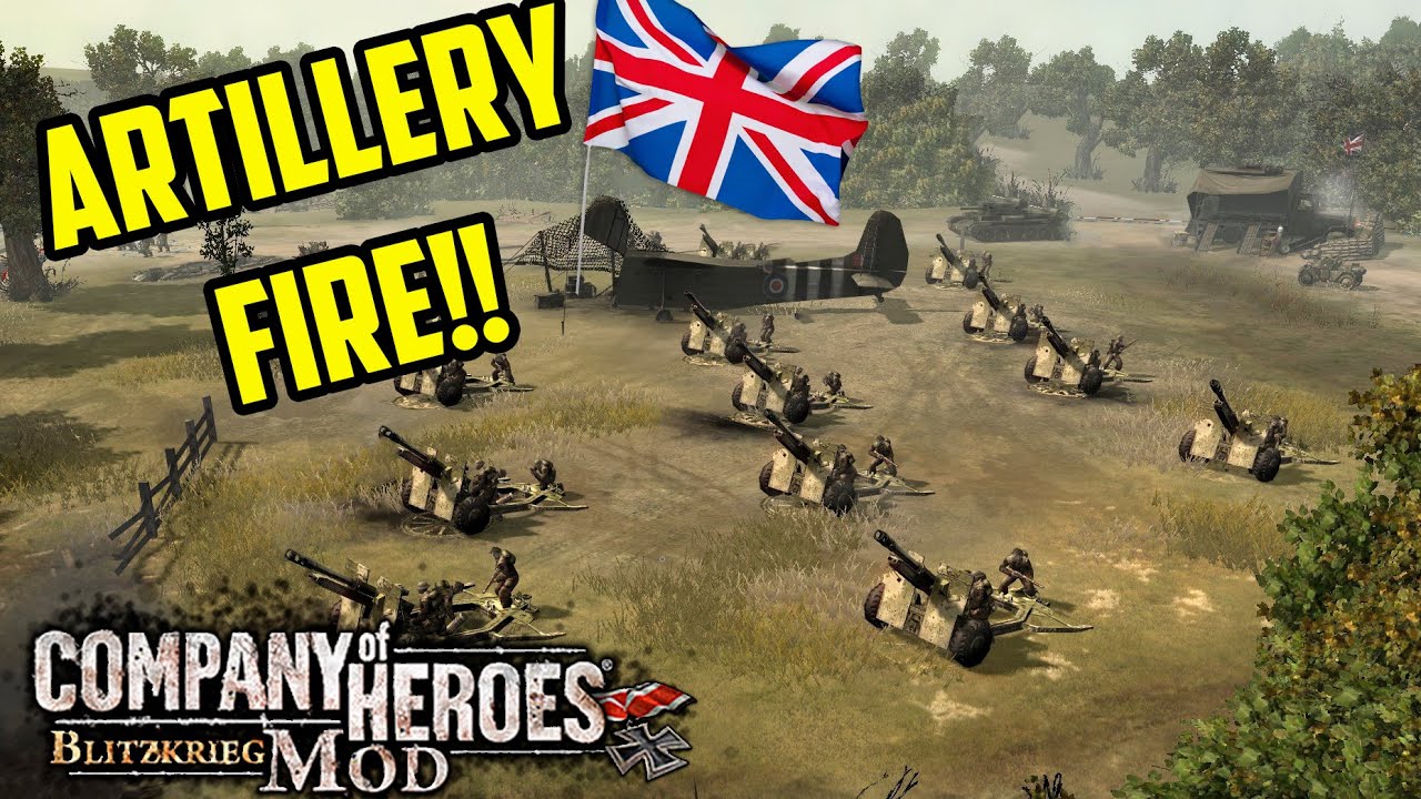 ROYAL ARTILLERY POWER! | Company Of Heroes Blitzkrieg Mod