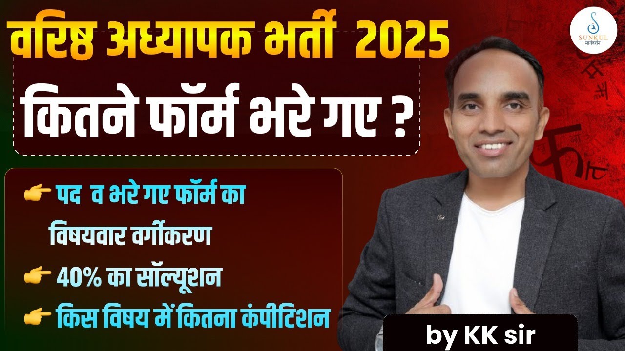 RPSC 2nd Grade Hindi 2025 | Second Grade Category Wise Total Form | Selection Strategy by KK Sir