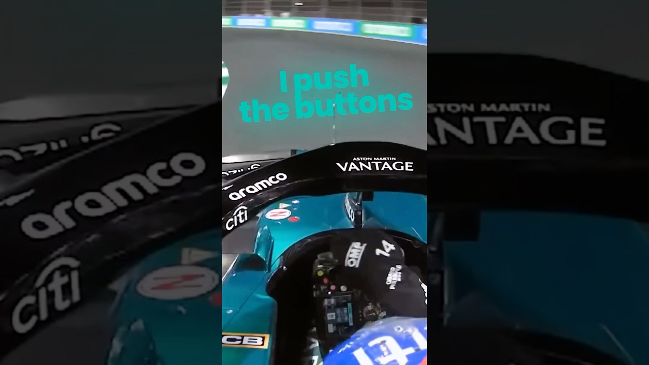 Fernando Alonso presses all the buttons. [Voiceover + Edit]&mdash; #fernandoalonso #alonso #f1