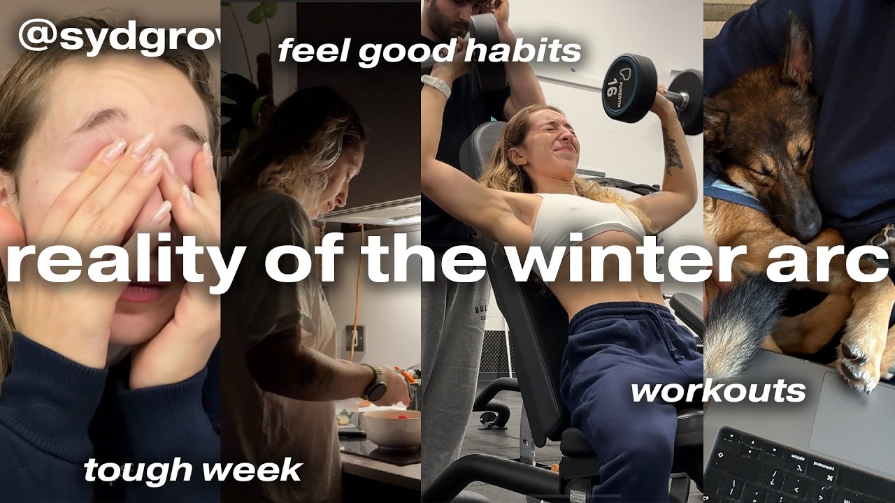 WINTER GYM WORKOUTS! stay warm & get shredded (weekly vlog)
