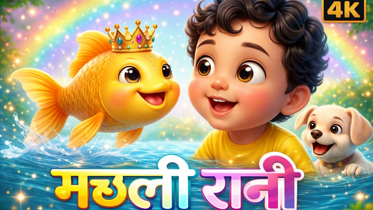 Machhali Jal Ki Rani Hai | Most Popular Hindi Rhyme | 3D Cartoon Song Hindi