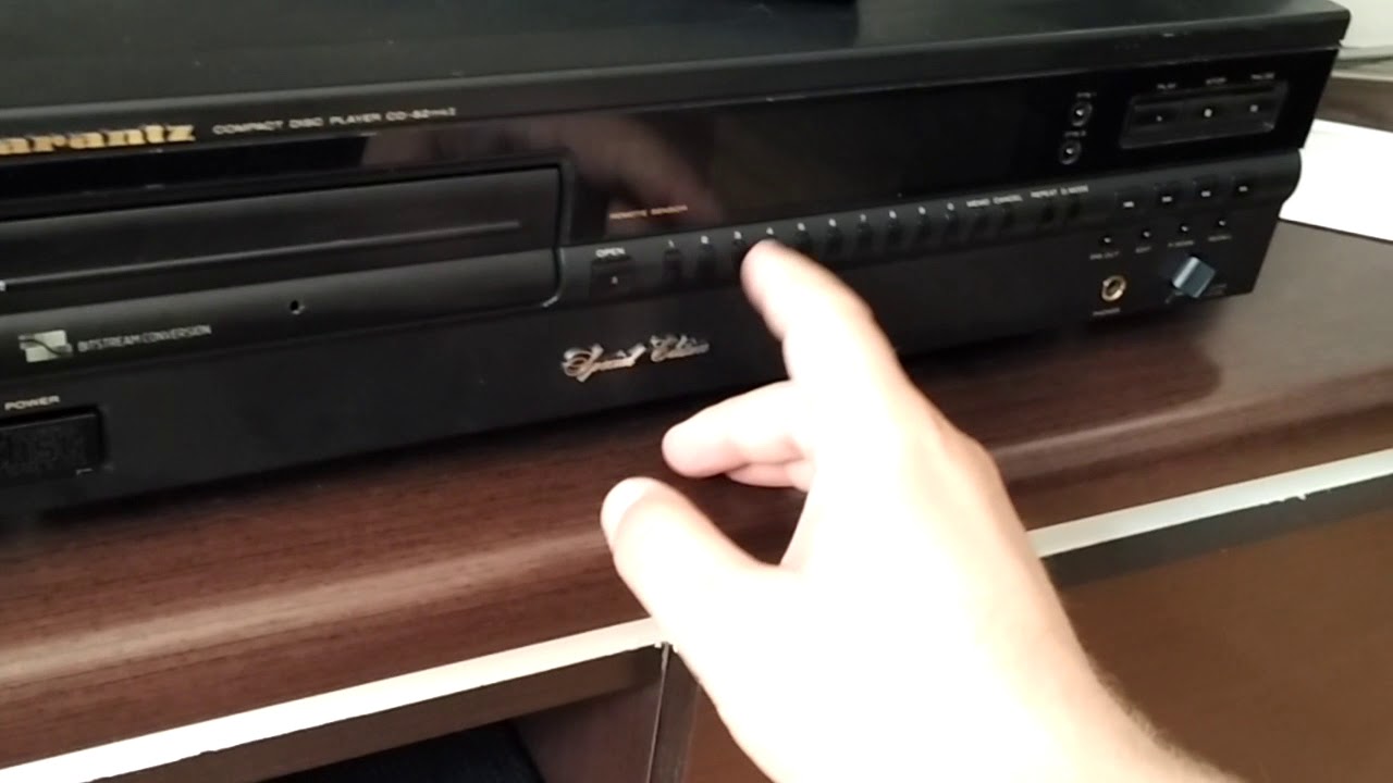 Marantz cd 52 problem z przednim panelem