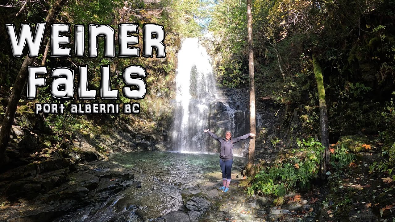 Hiking to Weiner Falls in Port Alberni BC Waterfall Hike on Vancouver Island