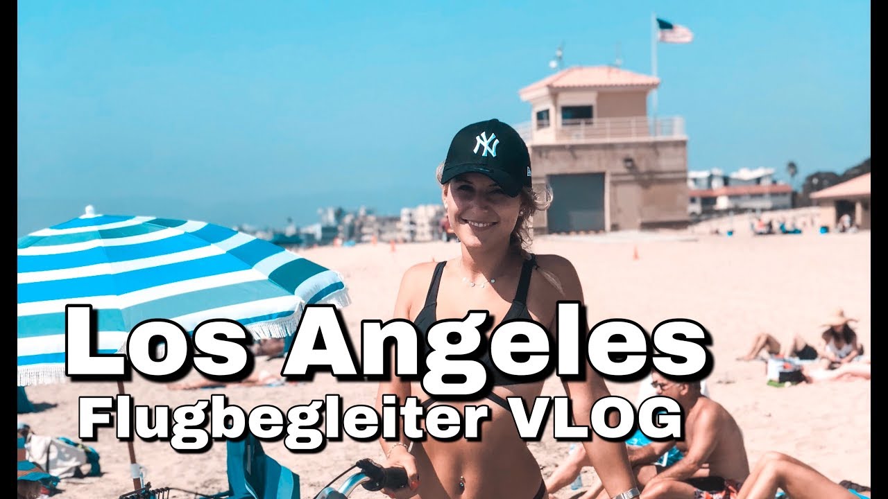 Beach - Fahrradtour in Los Angeles / Flugbegleiter Vlog / andreaabaam
