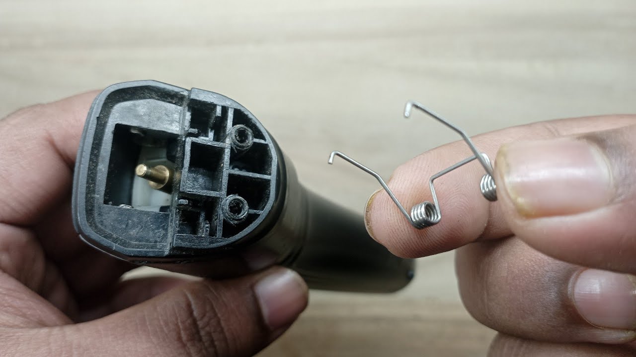 How to Put Htc Trimmer Spring Back Together | trimmer repair 