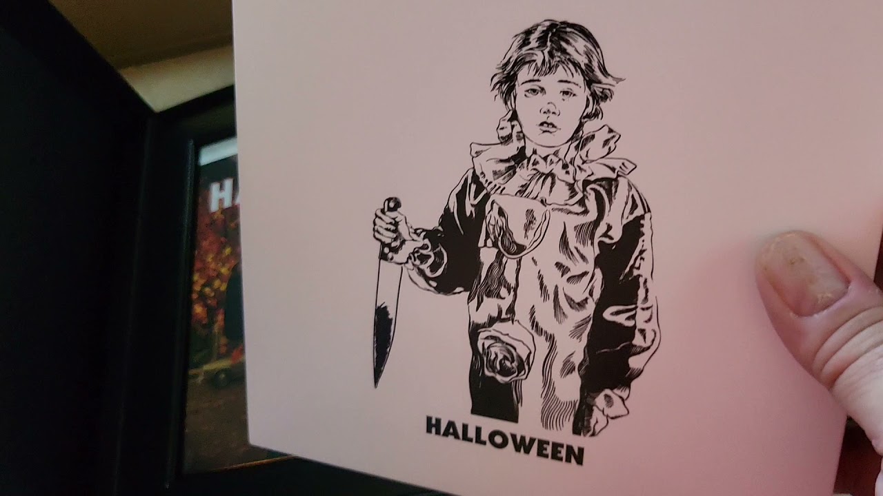 unboxing Shout Factory Deluxe Halloween 4K bluray set