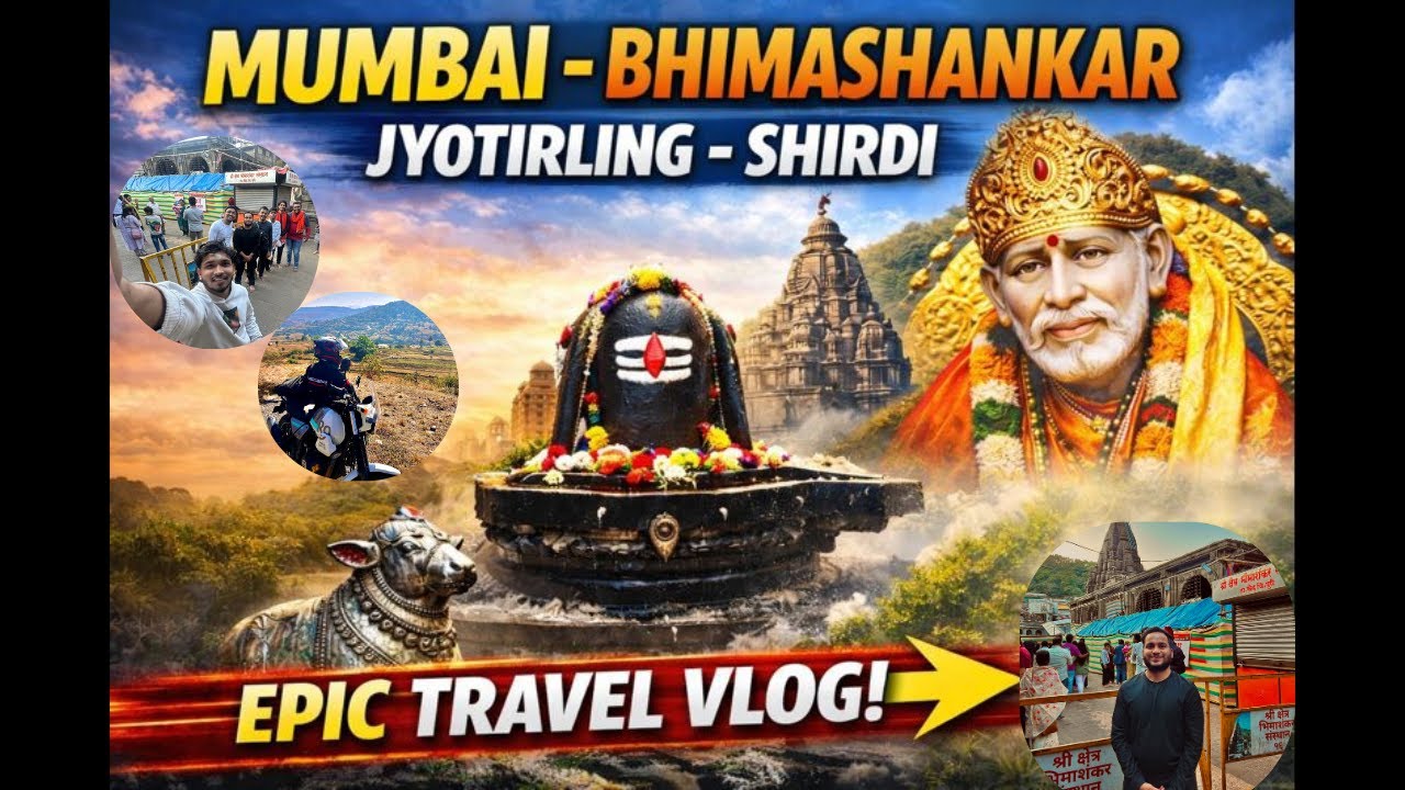 MUMBAI TO BHIMASHANKAR AND SHIRDI BIKE RIDE #shirdi #nashik