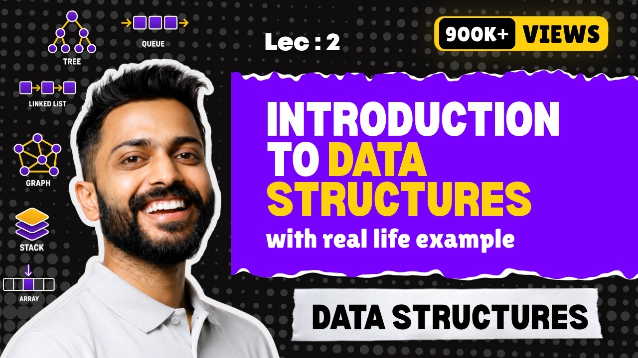 Lec-2: Introduction to Data Structure with real life examples by #Naina Mam