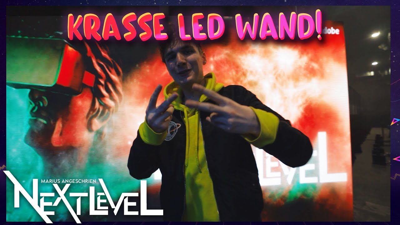 GRAFIKEN erstellen + KRASSE LED Wand aufbauen! | Marius Angeschrien Next Level