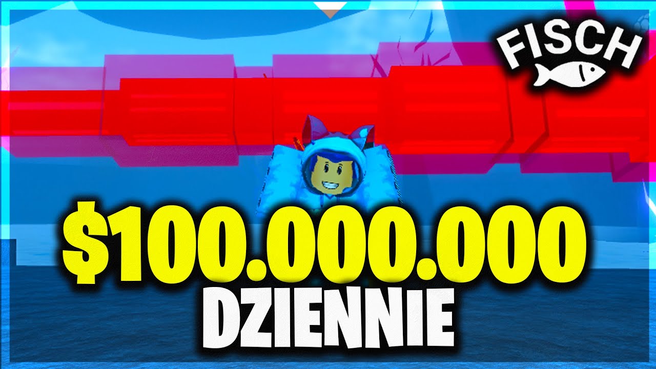 Jak ZARABIAĆ $100.000,000 C$ CODZIENNIE w ROBLOX FISCH!
