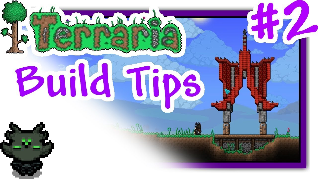 Terraria | Build Tips 2 | Medieval Roofs