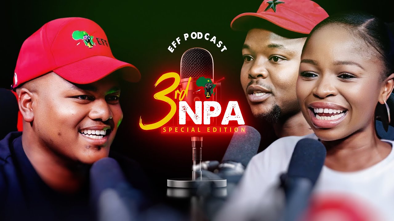 with host EFF SC President Sihle Lonzi and guests Fighters Naledi Chirwa and Kokesto Poho