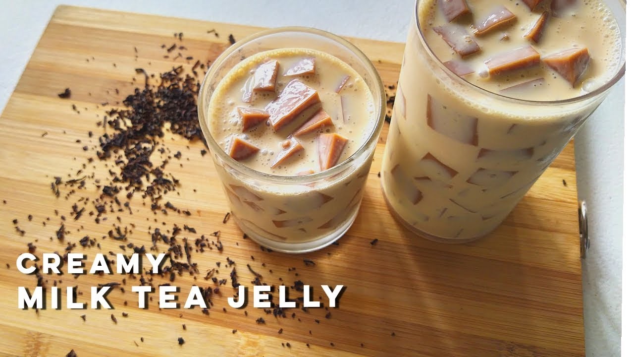 Creamy Milk Tea Jelly Dessert | How to make Easy Milk Tea Dessert