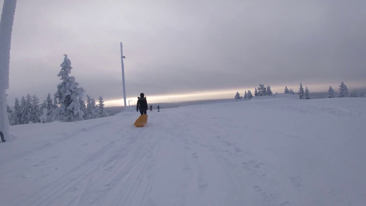 Saariselkä Toboggan Run - February 2018