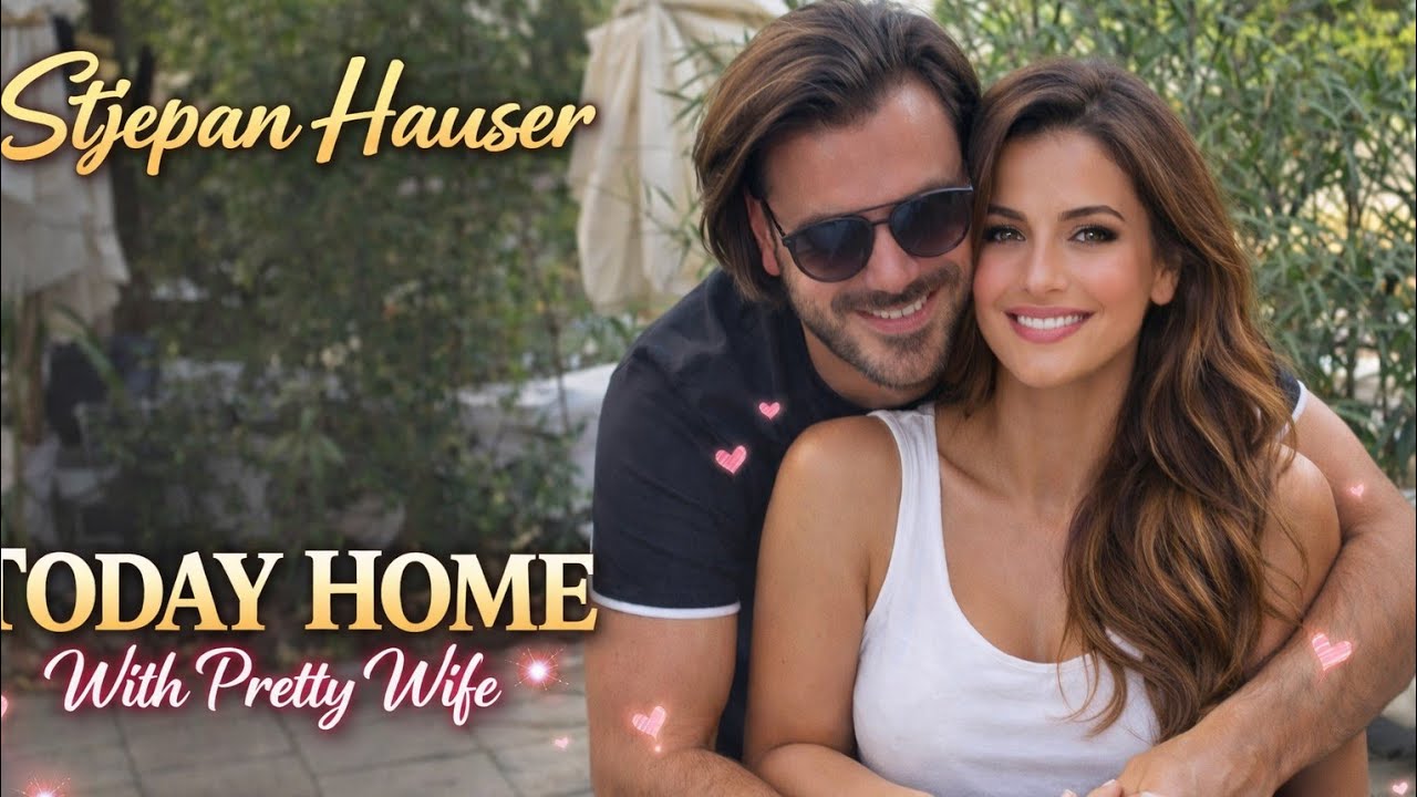 Stjepan Hauser Today at Home With His Beautiful Wife