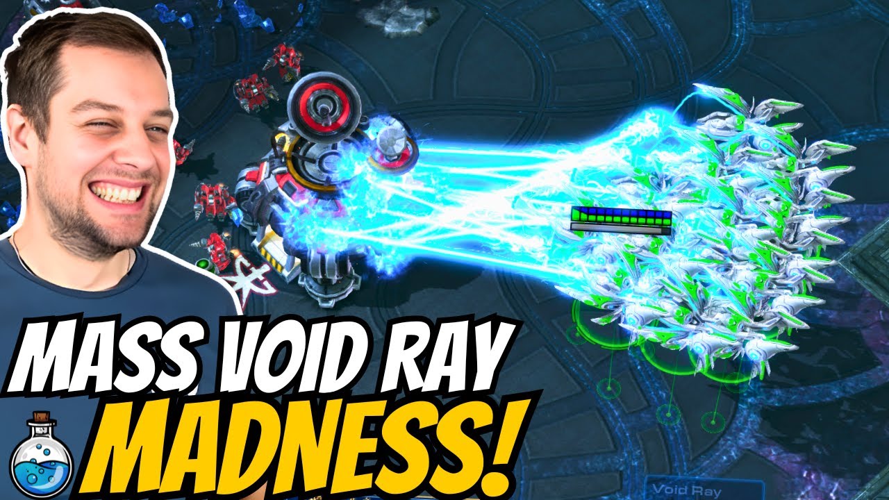 NOBODY can beat my MASS VOID RAYS! | StarCraft 2