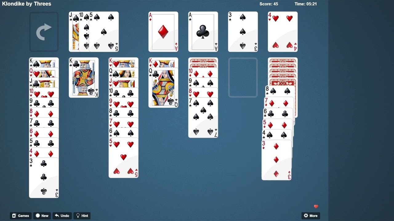 (Full Gameplay) Klondike Solitaire [1080p] - No Commentary