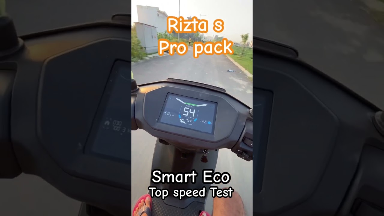 #ather_electric_scooter #Rizta_S  Smart Eco Top Speed Test (Rizta S Pro Pack)