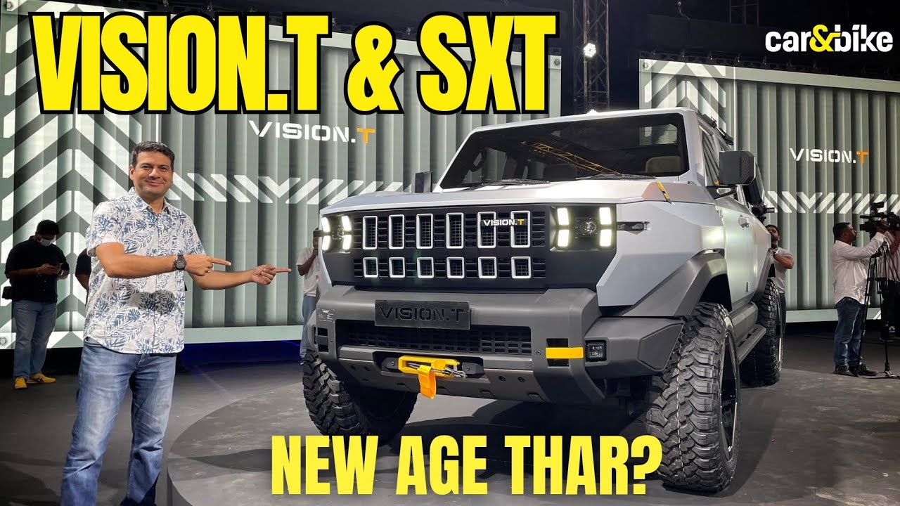 Mahindra Vision.T and Vision.SXT: New Mid-Sized SUV Concepts unveiled