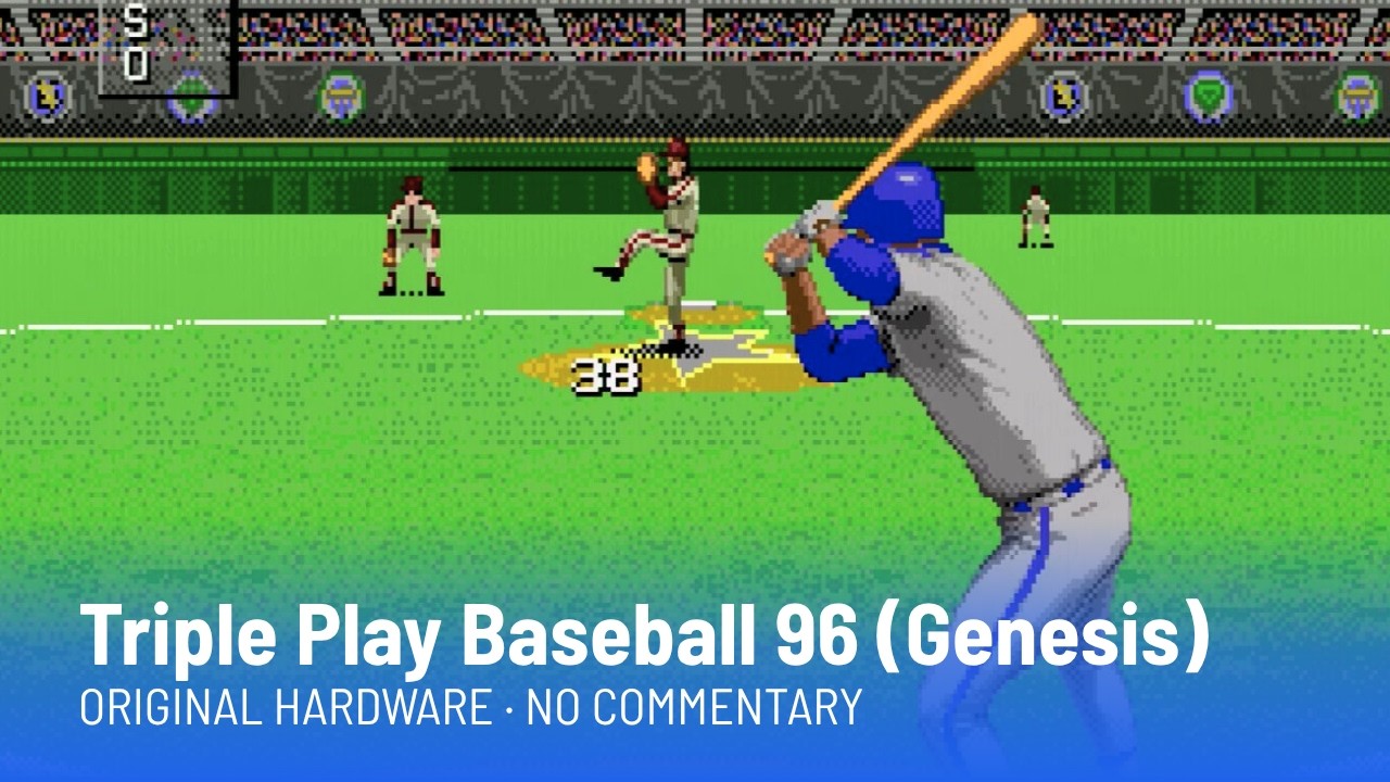Triple Play Baseball 96 Gameplay (Genesis) 1080p HD No Commentary