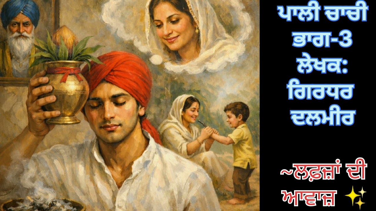 ਪਾਲੀ ਚਾਚੀ । ਭਾਗ-3 । ਲੇਖਕ: ਗਿਰਧਰ ਦਲਮੀਰ  । ਲਫ਼ਜ਼ਾਂ ਦੀ ਆਵਾਜ਼✨