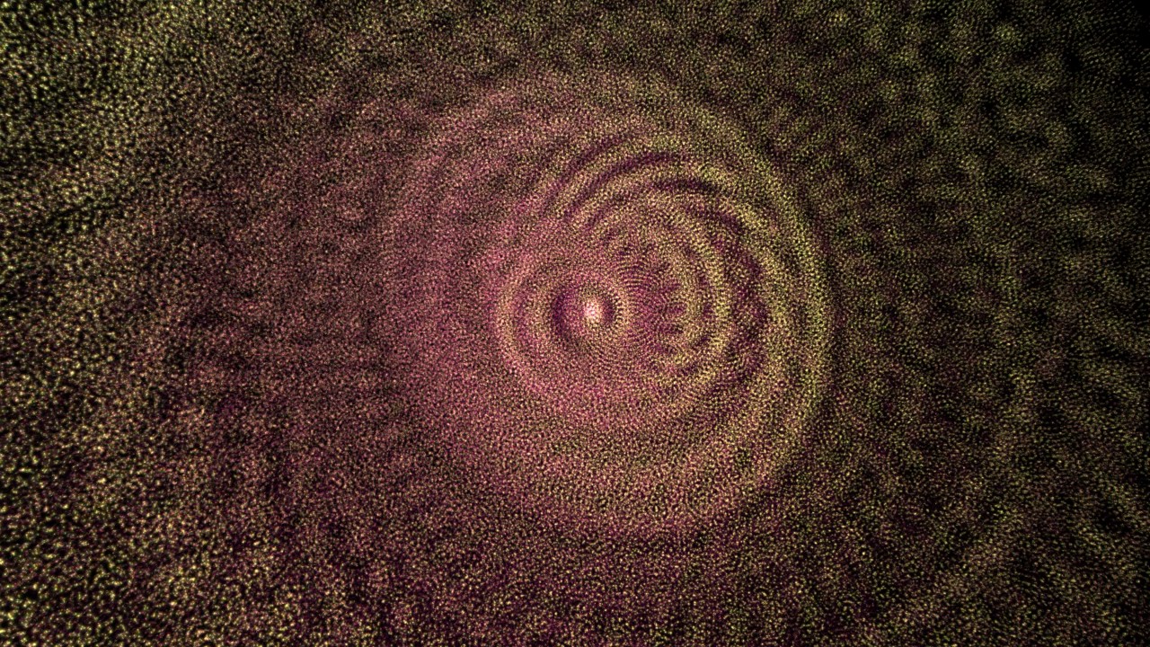4K Micro Particles Mandala Seamless Loop 2160p Motion Effect AA VFX
