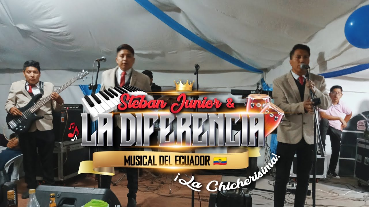 Steban Junior La Diferencia Musical del Ecuador - (en vivo) - Mix chichero..