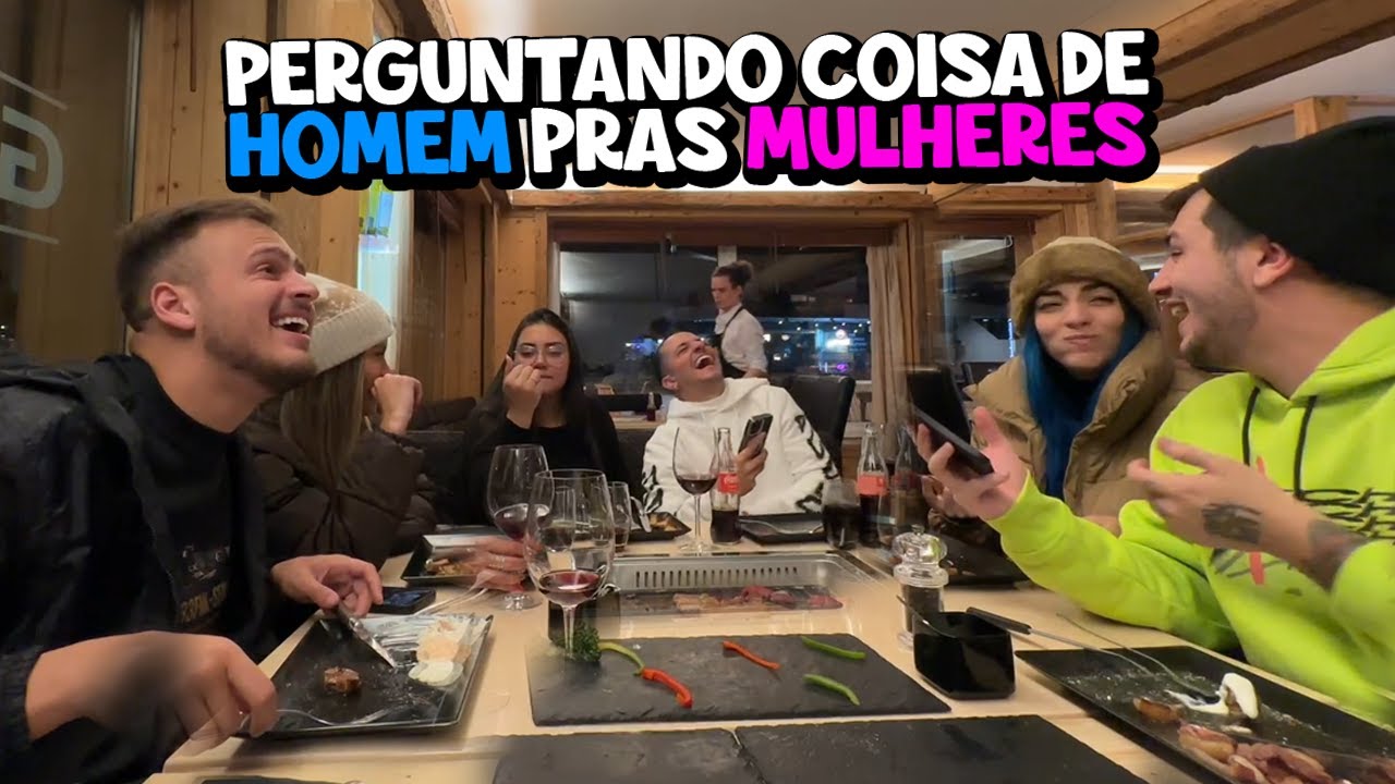 PERGUNTANDO COISAS DE HOMEM PRAS MULHERES! ep  3