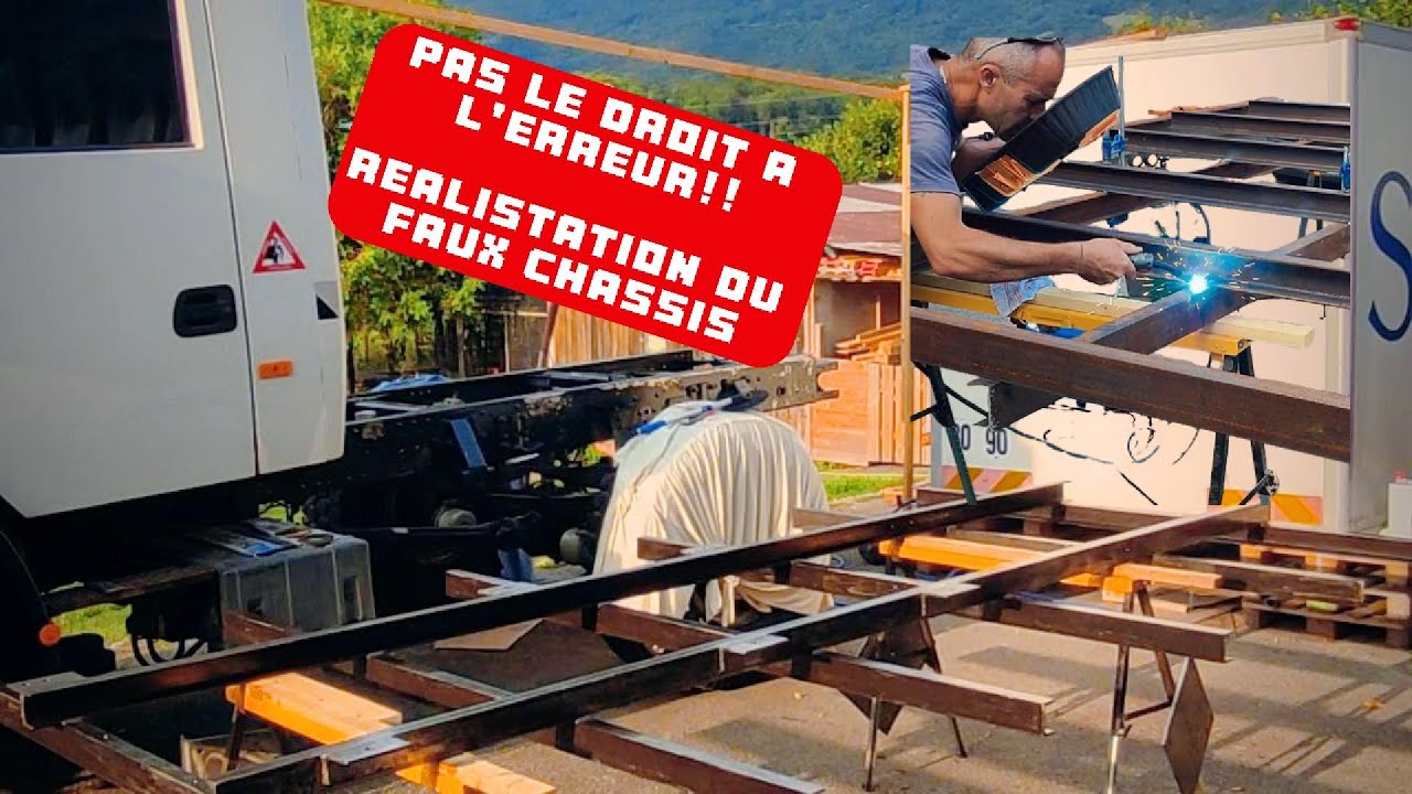 1# 🚛 FAUX CHÂSSIS - ON CONSTRUIT LE FAUX CHÂSSIS DE NOTRE CAMION D’EXPÉDITION ! 🔧🔥#camion4x4