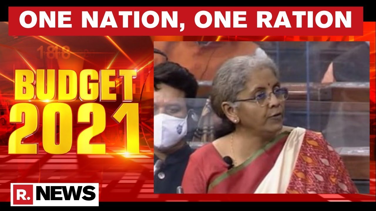 Budget 2021: Centre Implements 'One Nation, One Ration Card' Scheme In 32 States & UTs
