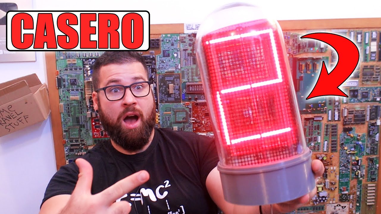 Tubo Nixie ENORME Casero Impreso 3D y conexión UART