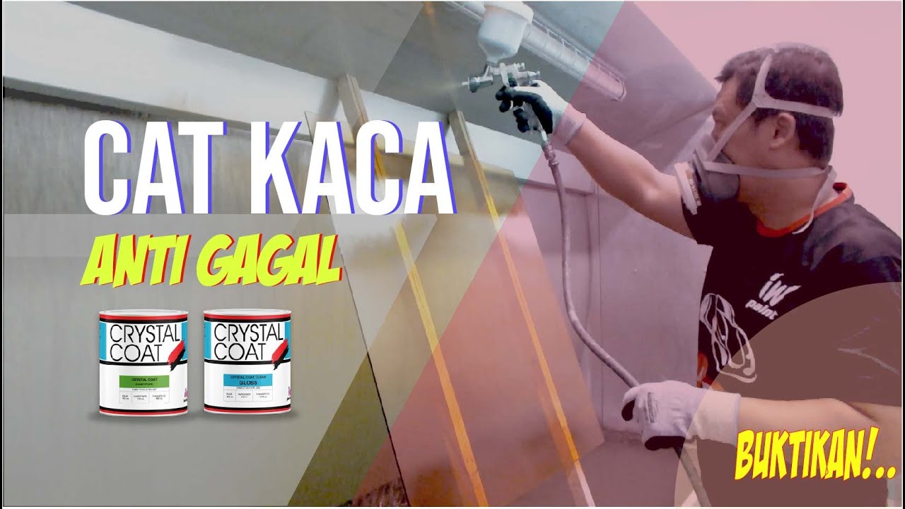 Pengecatan Kaca dengan Warna Candytone