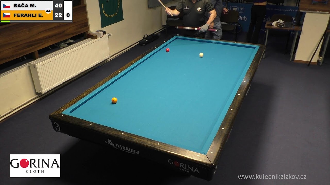 Czech league | 3-cushion | D1 | 11th round | Engin Ferahli v Miroslav Bača