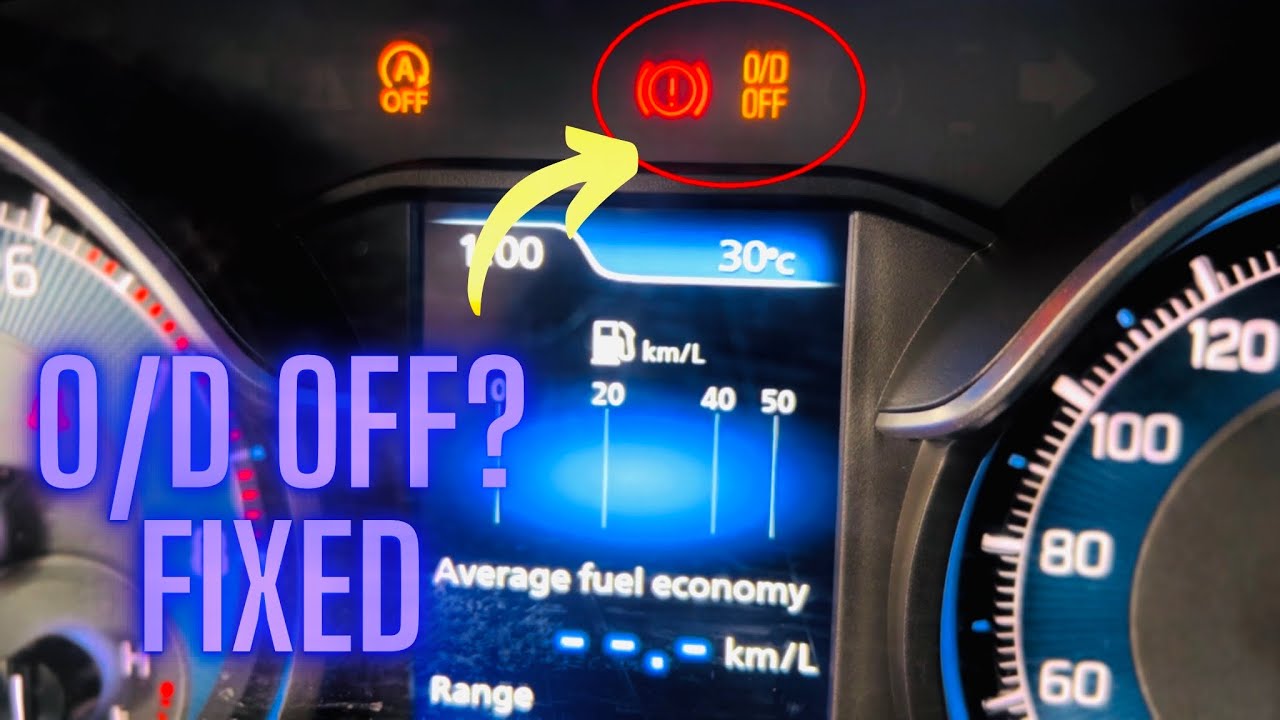 🔴 How to Fix O/D Off Problem in Car 👍O/D Off meaning in car?O/D off Alert Showing in Speedometer ⚠