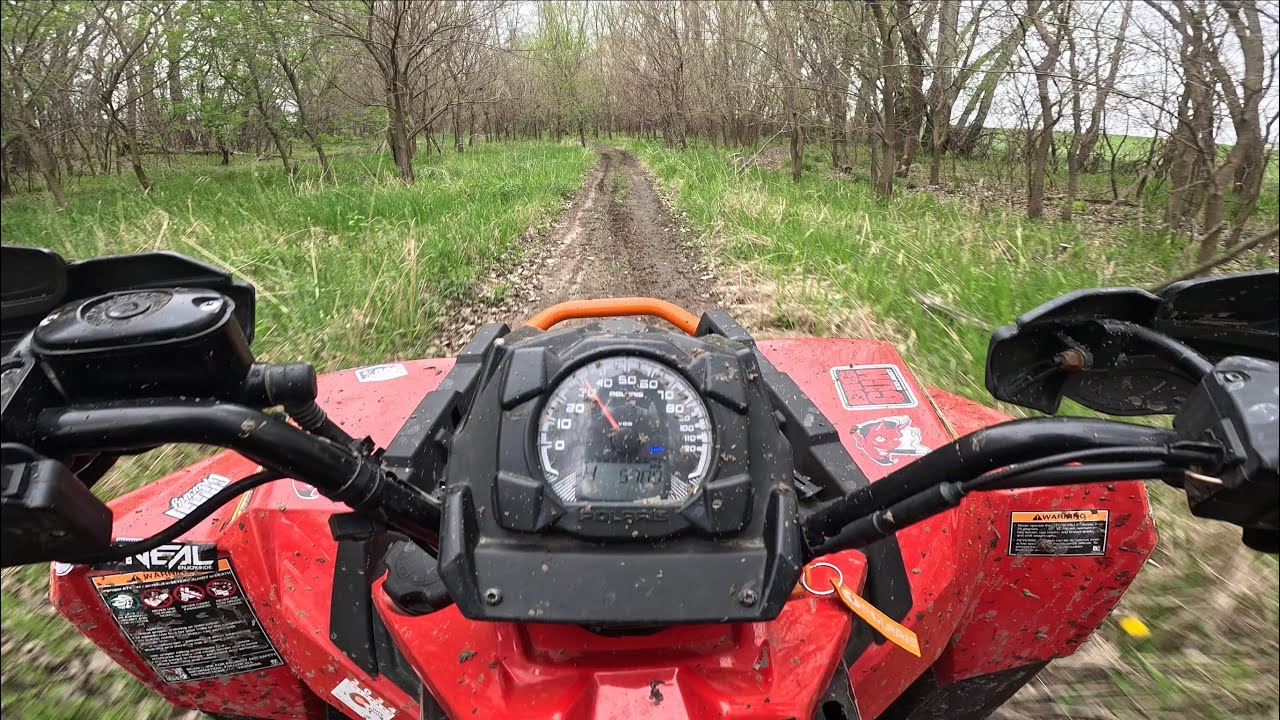 Polaris scrambler 1000xp trail riding with roll overs 😱😰 I take a good fall 😣🥵 red oak Iowa