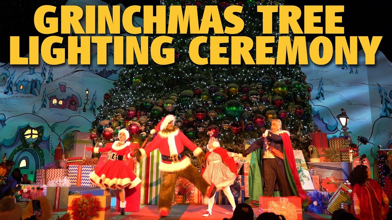Grinchmas Tree Lighting Ceremony | Universal Studios Hollywood