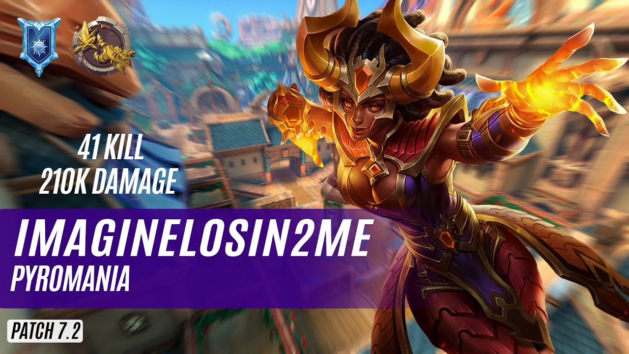 41 KILL 210K DAMAGE imaginelosin2me IMANI PALADINS COMPETITIVE (DIAMOND) PYROMANIA