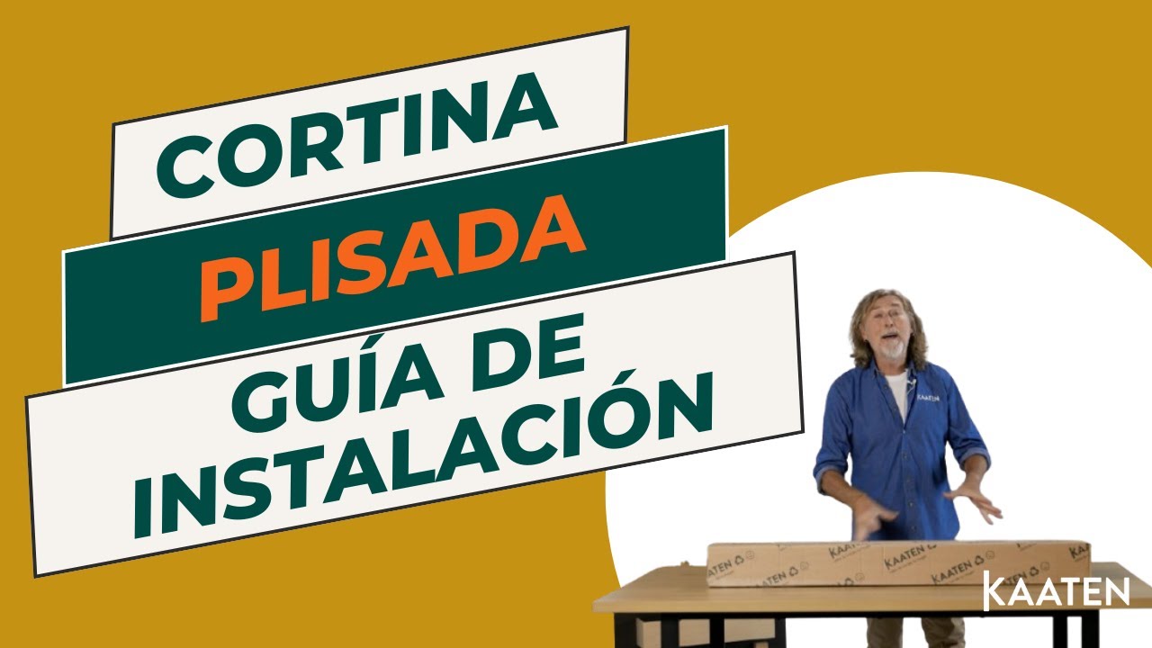 Cortina plisada KAATEN | Guía de instalación y medición 👩‍🔧​