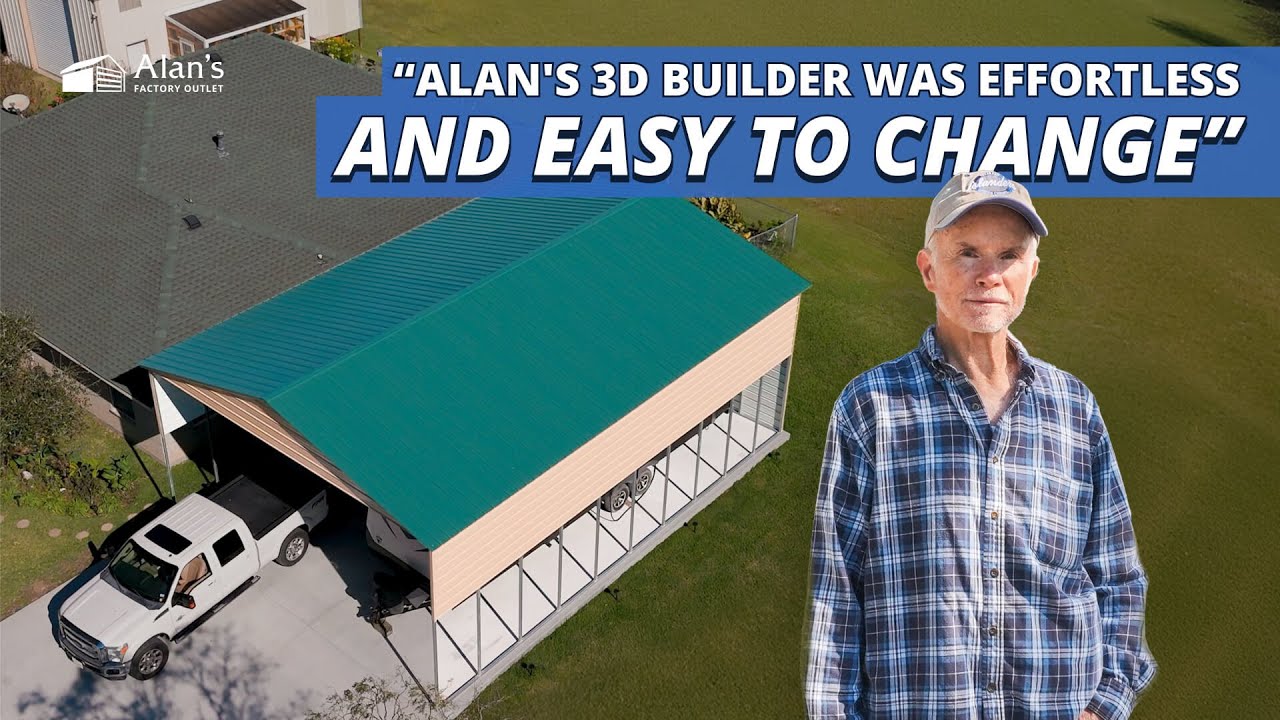 Alan's Factory Outlet Review of Carport to Protect RV and Boat
