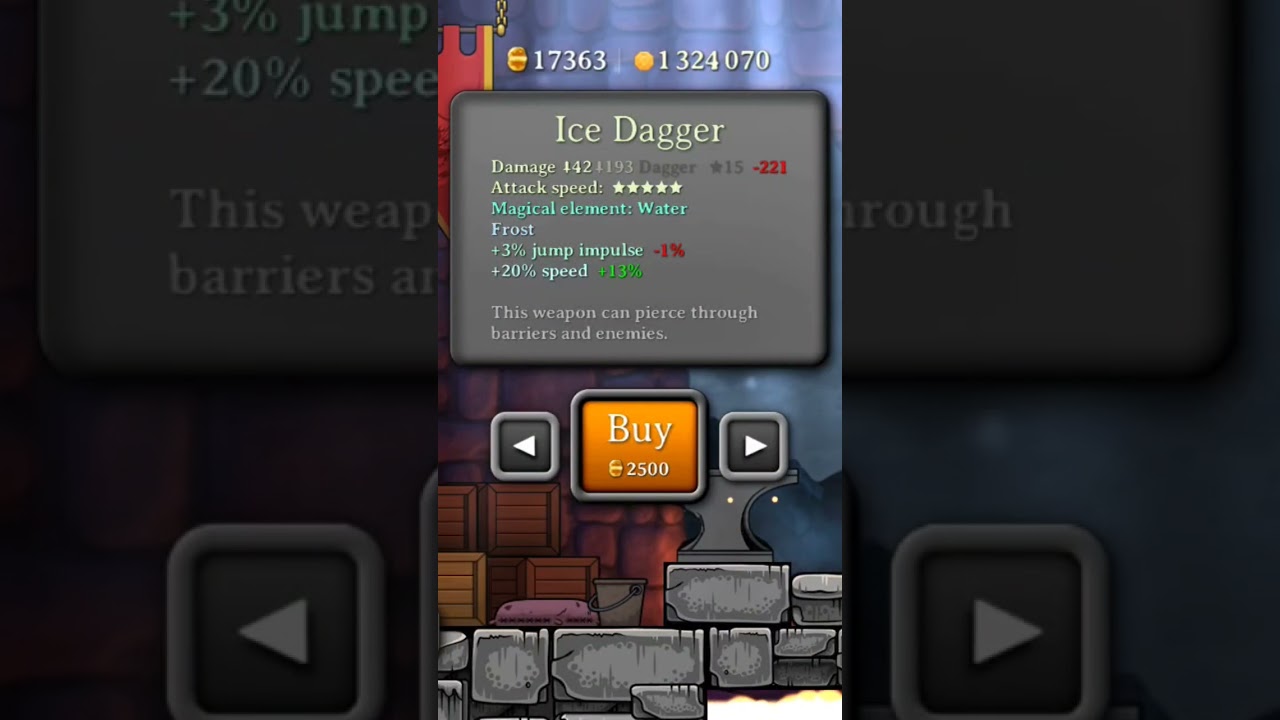 "Ice Dagger" Nice Dagger | available in shop... | Magic Rampage