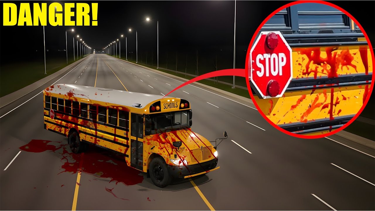 If you ever see this Haunted Ghostly School Bus, Drive away fast! (Short Film)