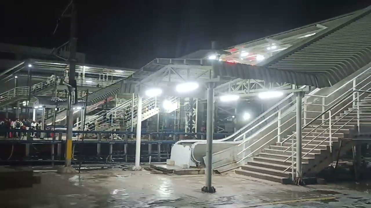Secunderabad Railway Station Redevelopment Skyway Concore Night View ll Nov 2025