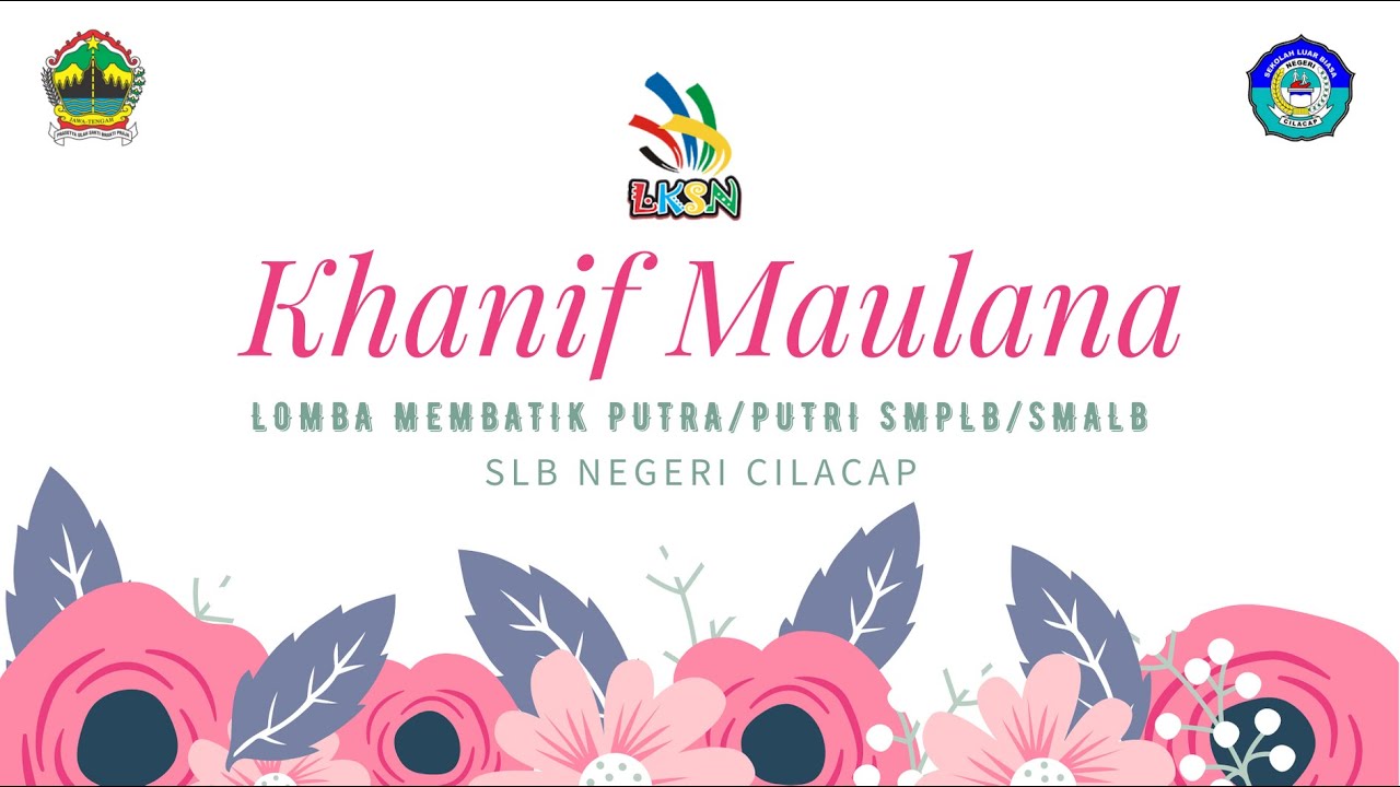 LKSN BATIK SISWA SMPLB/SMALB TAHUN 2020 KARYA SISWA SLB NEGERI CILACAP