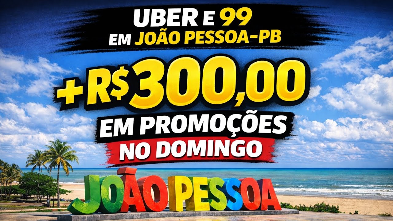 FIZ MAIS DE R$ 300,00 EM PROMOÇÕES NA UBER E 99 EM UM SÓ DIA, JOÃO PESSOA-PB NA PRÁTICA.