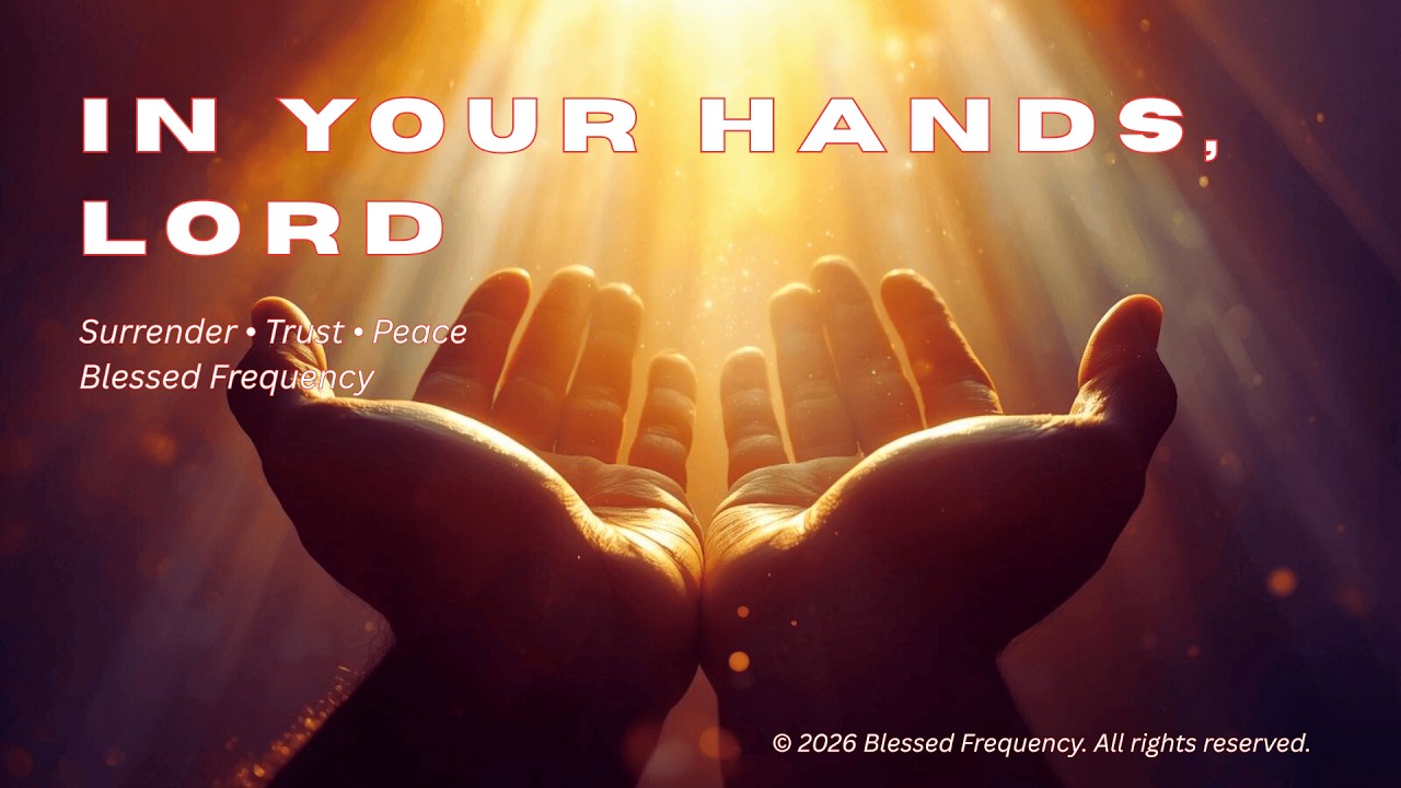 Surrender & Trust in God's Plan | In Your Hands, Lord (Lyrics) | Blessed Frequency
